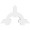 Ekena Millwork Ericson Architectural Grade PVC Gable Bracket, 48"W x 30"H x 6"D x 6"F, 15/12 Pitch GBP048X30X0606ERI00 - alternate 3